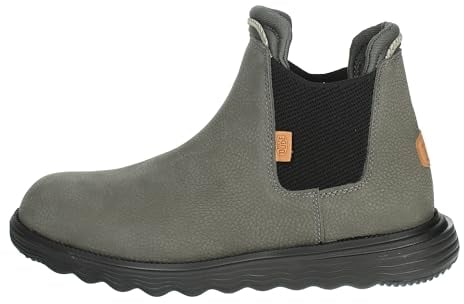 Hey Dude Branson Craft Leather Urbane Schuhe Manngrau grau