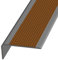 PVC Kantenschutzprofil, Anti-Rutsch Treppenkante Treppenkantenprofil Winkelprofil Eckschutzprofil Stufenkantenprofil Integral, Einfache Montage, Breite 3,5 X 7 Cm/1,37 X 2,75 Zoll ( Color : Gray-Brown