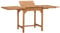 ShCuShan Ausziehbarer Gartentisch (110 – 160 cm) x 80 x 75 cm, robustes Teakholz, Gartentisch aus Kunstharz, Outdoor-Tisch, runder Tisch für den Außenbereich
