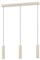 EGLO LED Hängelampe Caminia, 3-flammige Pendelleuchte über Esstisch, Esszimmerlampe aus Metall in Beige und Gold, GU10-Leuchtmittel, warmweiß