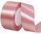 Ruban de satin doré rose - 4 cm - Ruban décoratif en satin - Pour robe, mariage, baptême et anniversaire - Ruban décoratif en satin - Emballage cadeau - 22,8 m