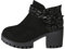 Generico Scarpe Stivali Eleganti, Tronchetti Invernali Morbidi con Tacco, Comoda Stivaletti Corti Vintage Motociclista Casual Elasticizzati Donna Curvy