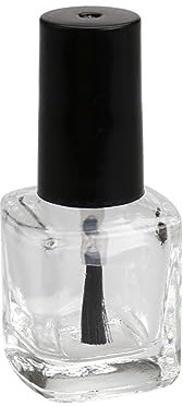 PAMINGONO 10stücke Leere Nagellackflaschen Mit Pinsel Quadratisch Klare Glasbehälter Für Diy Nagellack