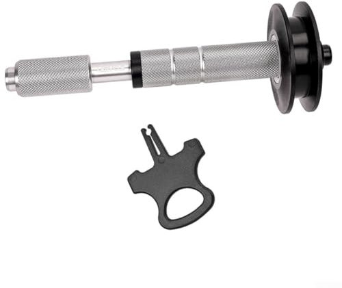 Portacatena con asse passante, 12 mm, strumento essenziale per la pulizia della catena della bicicletta, strumento essenziale per l'ispezione e la lubrificazione della catena