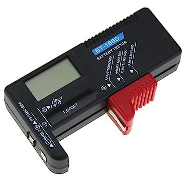 OSALADI Car Household Battery Tester Aa Aaa 9v Volt Checker Portable Digital Lcd Display