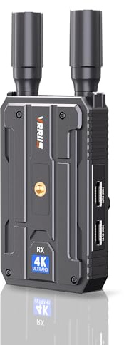 Kabelloser HDMI-Empfänger, nur Empfänger, Plug-and-Play, 300 m, Los Range 4K Wireless HDMI-Extender mit 0,1 S Latenz, für Streaming von DSLR/PC/Laptop auf TV, Monitor, Projektor
