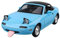 Mini Auto Spielzeug 1:24 Für Mazda MX5 MX-5 Metalllegierung Modellauto Spielzeug Druckguss Sound Und Licht Auto Spielzeug Display Wohnkultur(Blue)