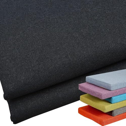 AQIGR Bezug-Bankkissen Sitzkissen mit Reißverschluss Bezug für Sitzbank Waschbar Abnehmbar, Bankkissen Eckbank Auflagen Hussen für Innen Outdoor Fensterbank Couch(Black,70x50x8cm)