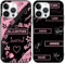 2 Stück Handyhülle für Apple iPhone 7 Plus/8 Plus Hülle 5.5 Zoll, Blackpick Kpop Star Rose Jenny Lisa Jisoo Ästhetik mit Motiv Designs Case Schwarz Schutzhülle Stoßfest TPU Weich Ultra Dünn Cover