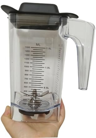 Vaso Mezclador For Batidora ATAI JTC TM-800A TM800AQ, Recipiente De Repuesto, Cuchilla Y Tapa.