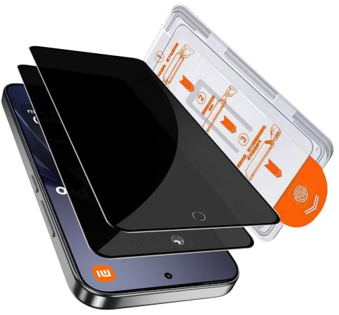 zZjoOoj Anti Espía Vidrio Templado para XIAOMI 17T Pro 5G,[Compatible Huellas Dactilares ID] [2 piezas] Pelicula Anti-Spy Peeping Cristal Templado Privacidad Protector de Pantalla 9H Dureza