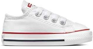 Converse All Star Low Leather Trainers White Mono Leather - 8.5 UK