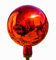 Lauschaer Glaskunst Thüringer Rosenkugel - 15 cm - Orange