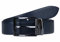 LLoyd Herren Leder Gürtel Wendegürtel bombiert schwarz - blau kürzbar 35mm Ledergürtel , Schwarz/Blau , 95