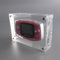 LOBOTEC Nintendo Gameboy Advance Acrylglas Case Advance Star, Videospiel Retro Konsolen Block aus hochwertigem Plexiglas, Präsentation und passende Schutzhülle, Game Boy Gehäuse zum Verschrauben