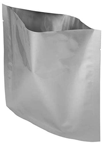 100 Stück 10 x 15 cm silberfarbene Vakuumversiegelung Lebensmittelqualität Aluminiumfolie Beutel verdickte lichtdichte Beutel Lebensmittelaufbewahrung Vakuumverpackungsbeutel für Süßigkeiten