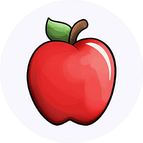 Azeeda 24 x 'Roter Apfel' Aufkleber - für Basteln, Scrapbooking und Etikettierung (SK00018496)