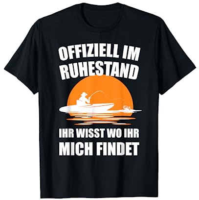 Angler Opa Angeln Ruhestand Angel Rente Geschenk T-Shirt