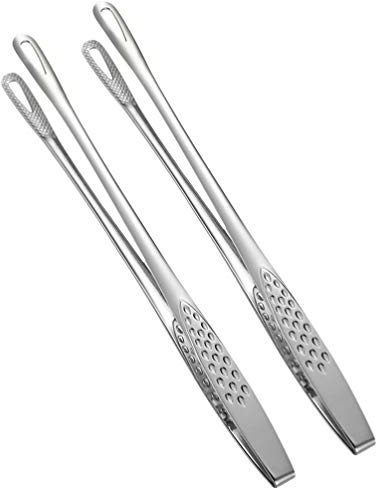 Lot de 2 Pinces à en Acier Inoxydable pour Grille-