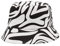 Molinter Fischerhut Damen Bucket Zebra Muster Hat Komfortables Baumwolle sind alle verfügbaren Kappen für Freizeitkleidung Sonnenhut Adumbral Hut 56-58CM (Schwarz)