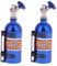 KEEDA Lot de 2 bouteilles d'azote en métal avec support pour voiture Crawler 1/10 RC TRX4 D90 Axial Scx10 (Bleu)