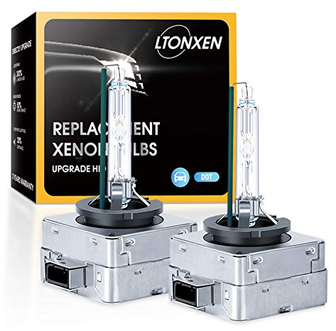 D5S Xenon 6000K Brenner, 12V 35W Weiß Auto Scheinwerferlampe Fernlicht HID Entladungs Lampe Ersatz Kit (2 Stück)