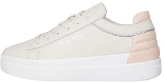 Tommy Hilfiger Femme Chaussures Sneakers TH Feminine Leather Fw0Fw06511, Sepia Pink, 39 EU
