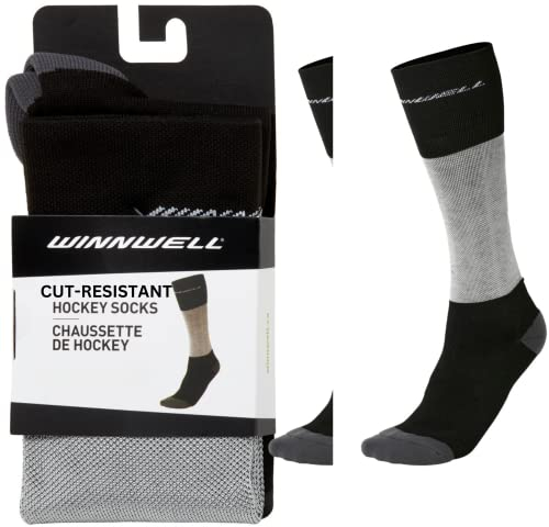 Winnwell PRO Socken CUT RESISTANT - für EISHOCKEY - SCHNITTFEST (M (6-9,5))