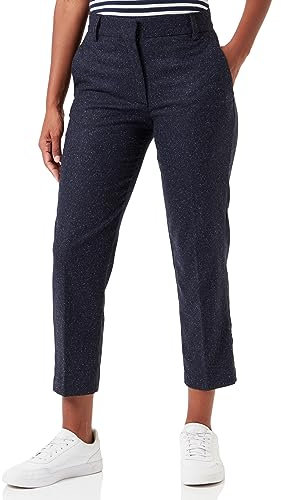 Tommy Hilfiger SLIM STRAIGHT WOOL PANT, Donna, Desert Sky, 46