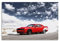 WELYK Hyper Auto-Poster für Dodge Challenger SRT Hellcat-Poster, dekoratives Gemälde, Leinwand, Wandposter und Kunstdruck, modernes Familienschlafzimmer-Dekor-Poster, 50 x 75 cm