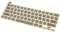 PartyKindom Couvercle du Clavier Coréen Clavier Autocollants Ordinateur Clavier Peaux Hébreu Clavier Autocollants Coloré Clavier De Protection Clavier Protecteur Accessoires De Bureau Gel De