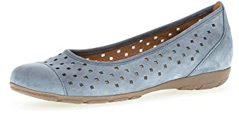 Gabor Damen Klassische Ballerinas, Frauen Flats,Slipper,Ballerina-Schuhe,Ballett-Schuhe,Ballet-Flats,flach,Ausgehschuhe,Jeans,37.5 EU / 4.5 UK