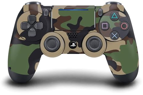 Head Case Designs Braun Und Grüner Camo Tarnung Vinyl Haut Gaming Aufkleber Abziehbild Abdeckung kompatibel mit Sony Playstation 4 PS4 DualShock 4 Controller