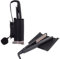 Minky Styling Pod - Silicone Heat Resistant Storage for Straighteners & Hair Crimper, Cable Management, Heat Proof, Lightweight, Heat Resistant Mat Included, Choice of Colours (Black & Silver)