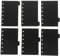 BCOATH Office Notebook Divider Page 6 Ring Binder Tab Dividers Plastic Binder Dividers