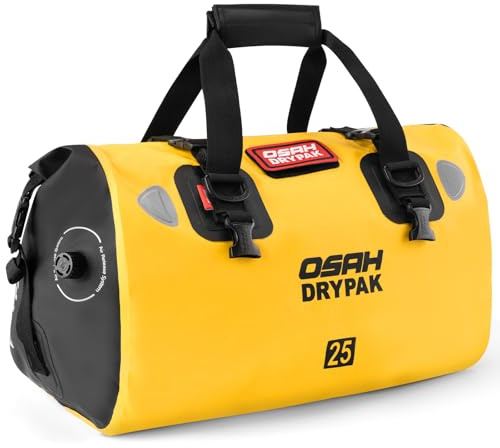 wasserdichte Rucksack Dry Bag – Wasserfeste Reisetasche Seesack, Rolltop, Großem Stauraum, Vielseitige wasserdichte Tasche für Camping, Motorrad, Bootfahren, Kajak, SUP, Strand und Angeln