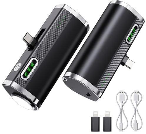 Ctalyn Electric Hand Warmer, 10000 mAh, Pack of 2, 3 Heat Settings with Torch, Rechargeable, Power Bank, Outdoor Christmas