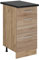Vicco Meuble Cuisine R-Line, Sonoma, 40cm avec tiroirs, PT Anthracite