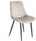 MARK ADLER Prince 3.0 Beige | Eleganter Polsterstuhl für Esszimmer, Wohnzimmer & Büro | Skandinavischer Stil | Velours-Sitzfläche | Stabile Metallbeine | Ergonomisches Design | Beige