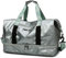 LEcylankEr Sporttasche Damen Herrn Reisetasche mit Schuhfach und Nassfach Wasserdicht Handgepäck Tasche mit Großer Kapazität Gym Bag Weekender für Reise Training Fitness (Grün)