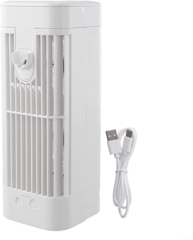 USB Mini Klimaanlage Leichte Kühllösung mit Nachtlicht und einfacher Mobilität (1200mAh)