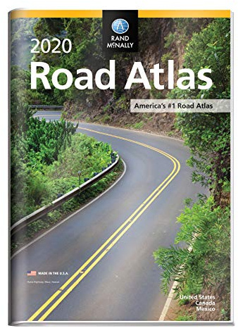 Rand Mcnally 2020 Road Atlas W/ Vinyl Protective Cover (Rand McNally Road Atlas United States/ Canada/Mexico (GIFT EDITION))