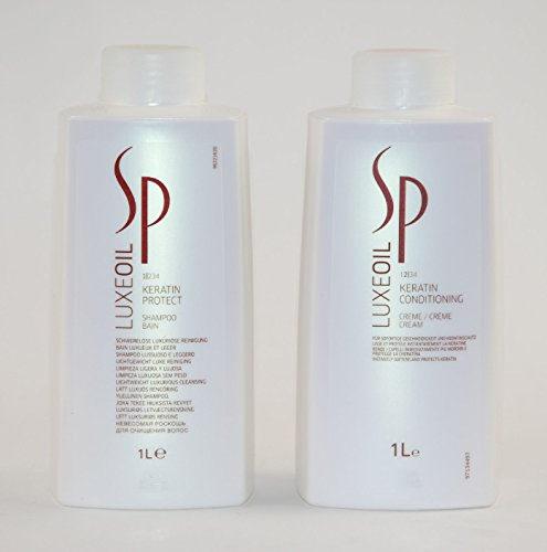 Wella SP Luxe Oil Keratin Protect Shampoo and Conditioner (1000ml)