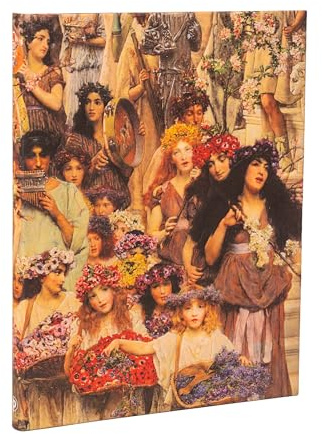 Spring (Lawrence Alma-Tadema) Ultra Lined Hardback Journal (Elastic Band Closure)