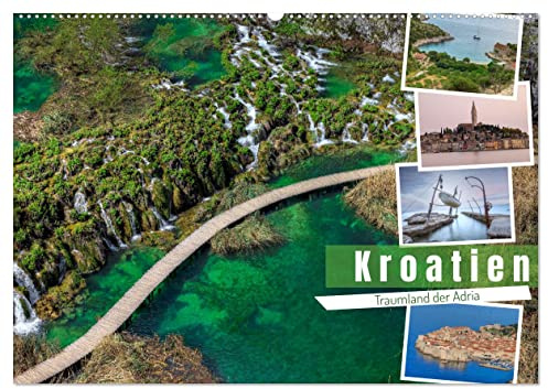 Kroatien Traumland der Adria (Wandkalender 2026 DIN A2 quer), CALVENDO Monatskalender: Kroatien: schimmerndes Meer und historische Dörfer (CALVENDO Orte)
