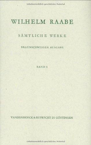 Die Chronik der Sperlingsgasse. Ein Frühling (Abhandl.der Akad.der Wissensch. Math.-phys. Klasse 3.folge, 1, Band 1)