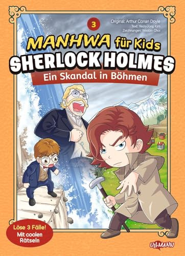 Manhwa für Kids: Sherlock Holmes (Band 3) - Ein Skandal in Böhmen: Spannender Kinder-Manhwa ab 9 Jahren mit Sherlock Holmes – Detektivabenteuer, Rätsel & spannende Fälle für junge Leser