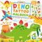 Dino Tattoo Malbuch für Kinder ab 3 Jahren: Mit hautfreundlichen Dinosaurier Kindertattoos Made in Germany