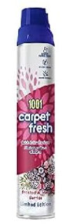 1001 Carpet Fresh Winter Berries Fragrance – Quick drying, For use On Carpet Rug Upholstery Freshening Foam Pet Odour Remover, 300ml Aerosol Spray Can