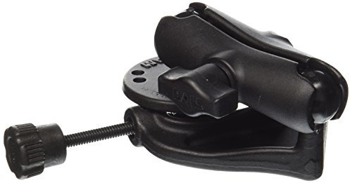 RAM MOUNT YOKE CLAMP MOUNT W/ DOUBLE SOCKET ARM ROUND BASE